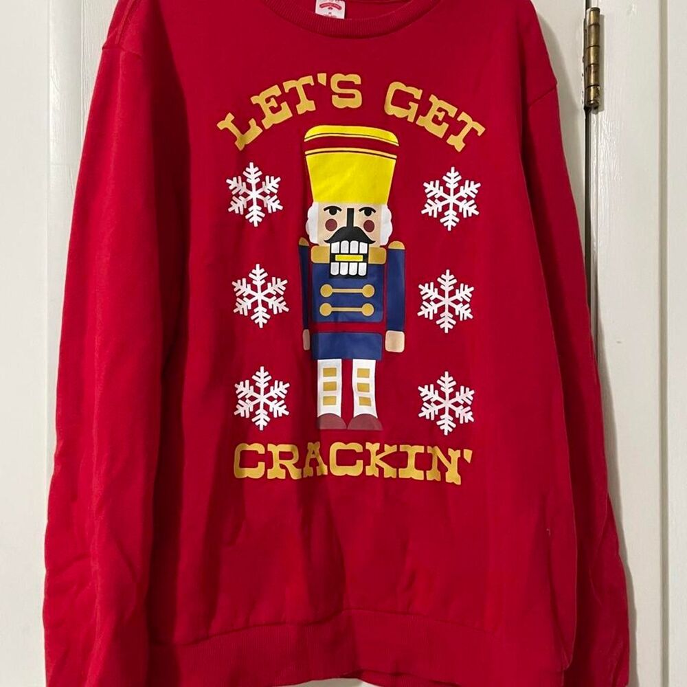 Unbranded Men's Red Sweatshirt